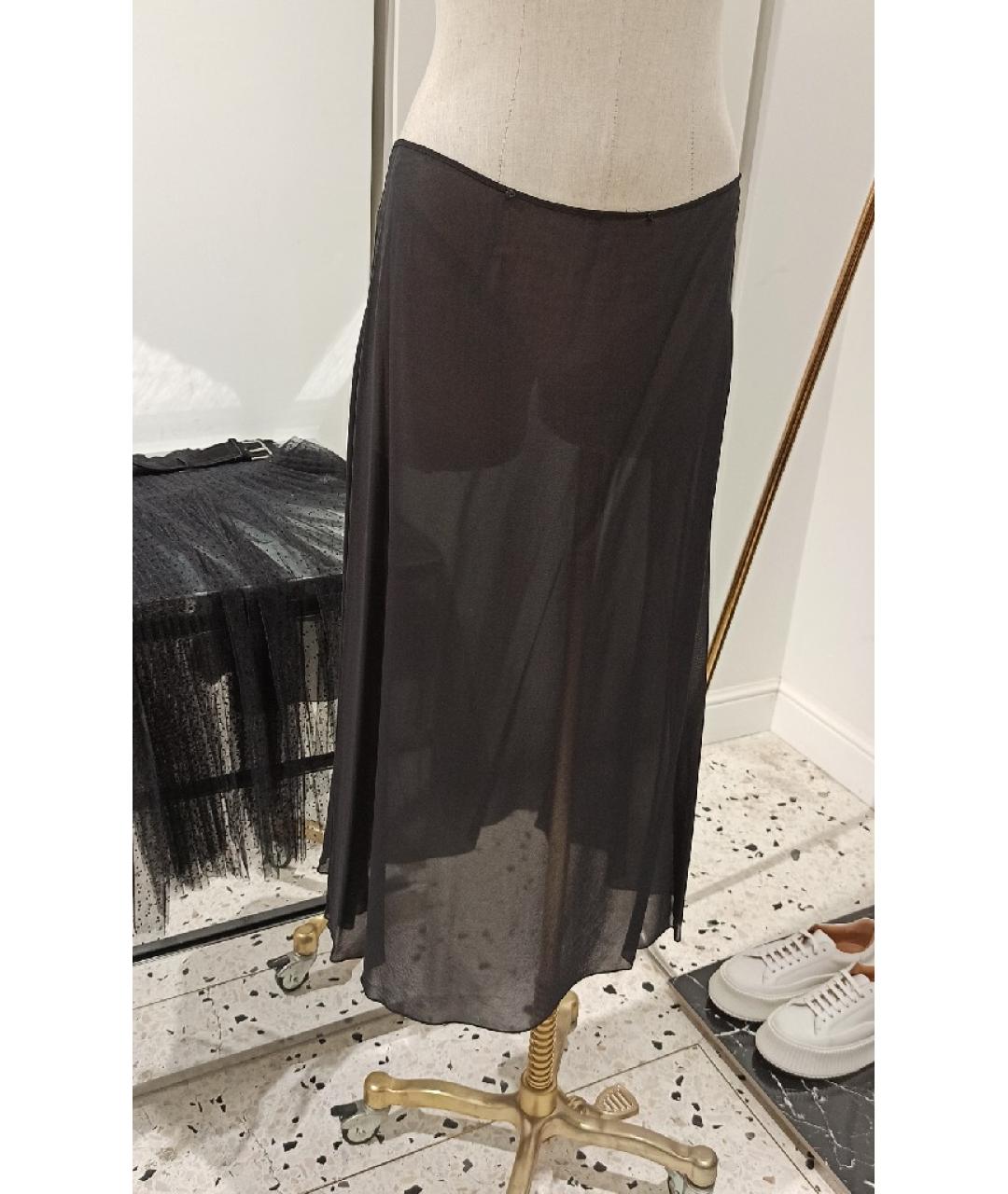 CHRISTIAN DIOR Черная юбка миди, фото 7