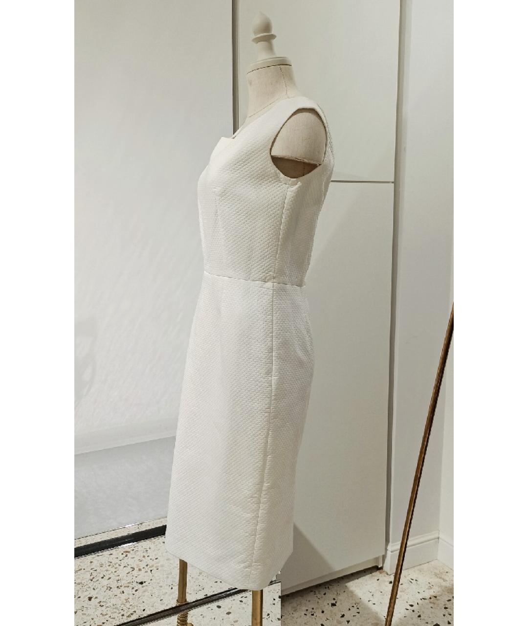 CHRISTIAN DIOR PRE-OWNED Белое хлопковое повседневное платье, фото 2