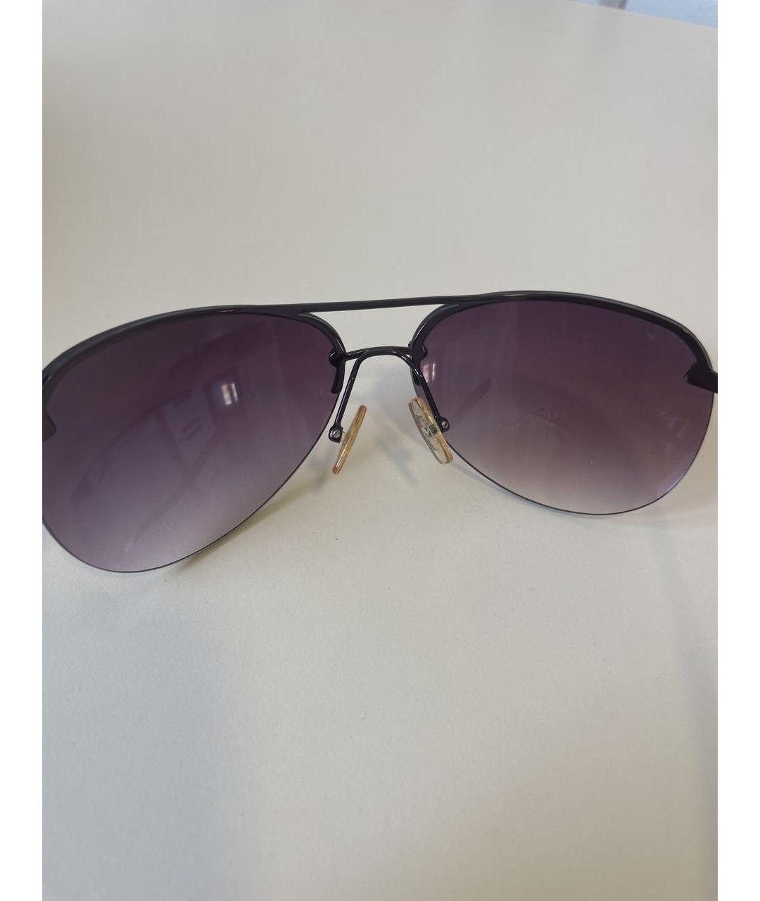 MICHAEL KORS Коричневые металлические солнцезащитные очки, фото 7