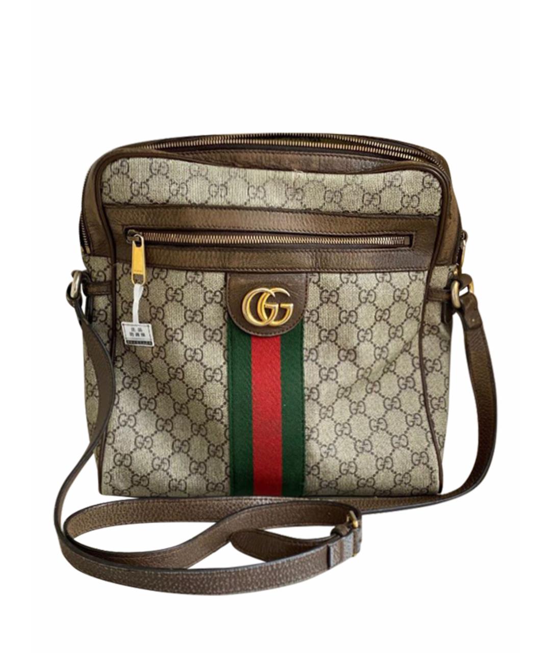 GUCCI Бежевая сумка на плечо, фото 1