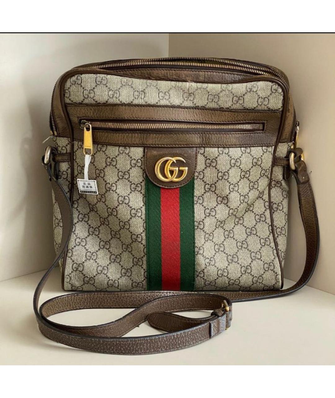 GUCCI Бежевая сумка на плечо, фото 4