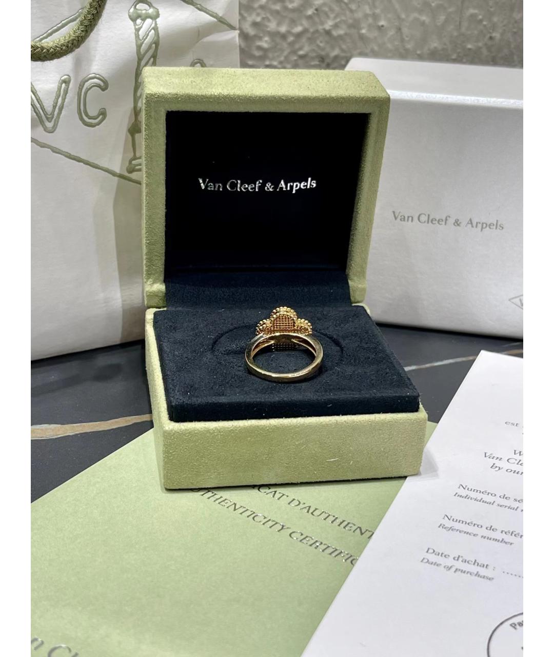 VAN CLEEF & ARPELS Зеленые кольцо из желтого золота, фото 8