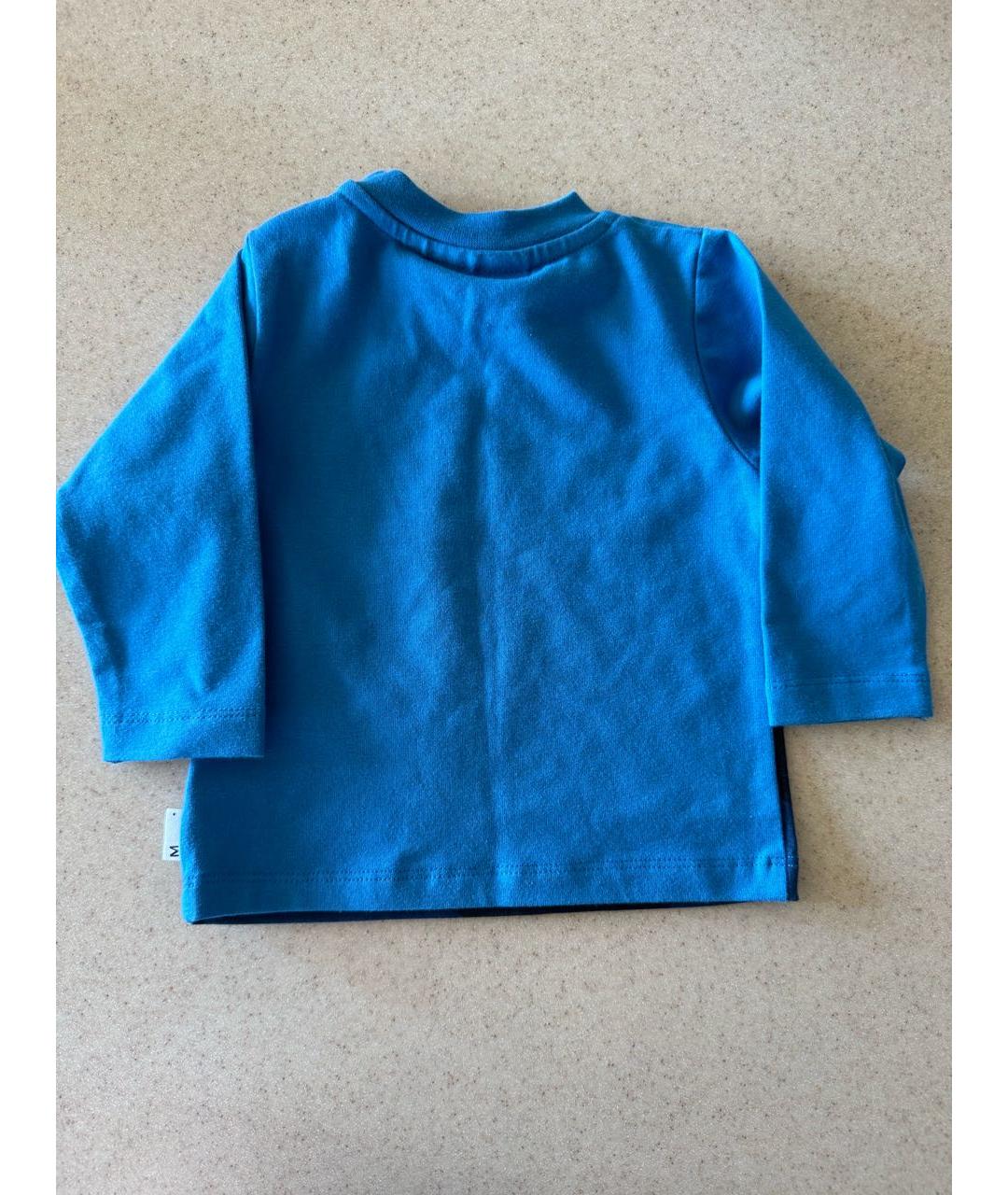 MOLO Синяя хлопковая детская футболка, фото 2
