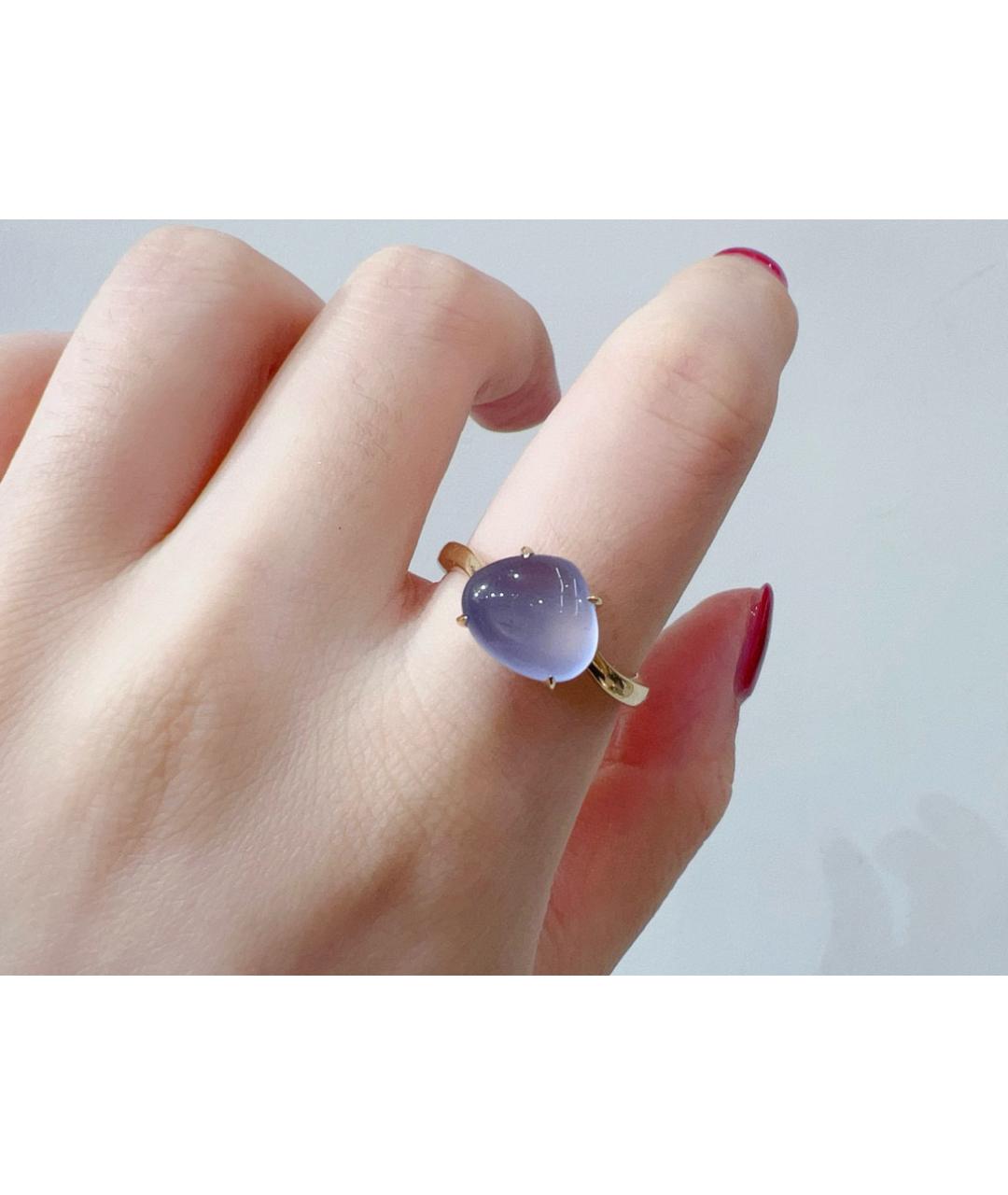 BVLGARI Фиолетовое кольцо из розового золота, фото 8
