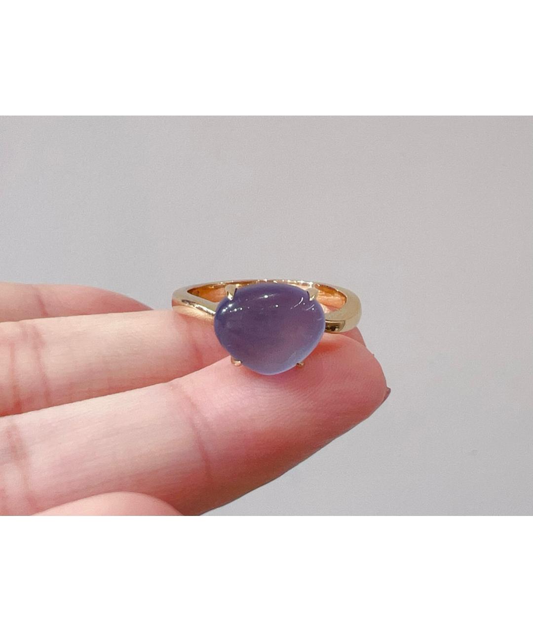 BVLGARI Фиолетовое кольцо из розового золота, фото 10