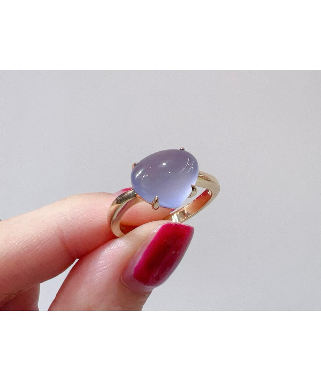 BVLGARI Фиолетовое кольцо из розового золота, фото 4