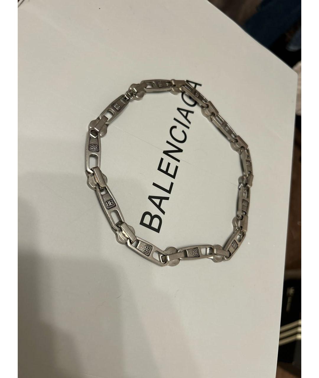 BALENCIAGA Серебряная серебряная цепочка/подвеска, фото 3