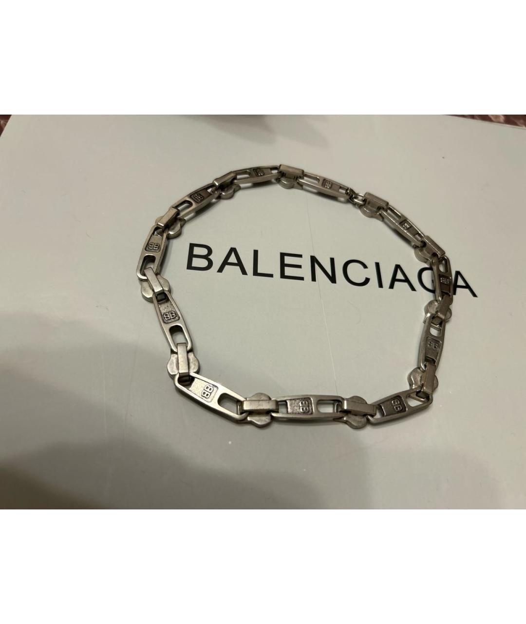 BALENCIAGA Серебряная серебряная цепочка/подвеска, фото 2