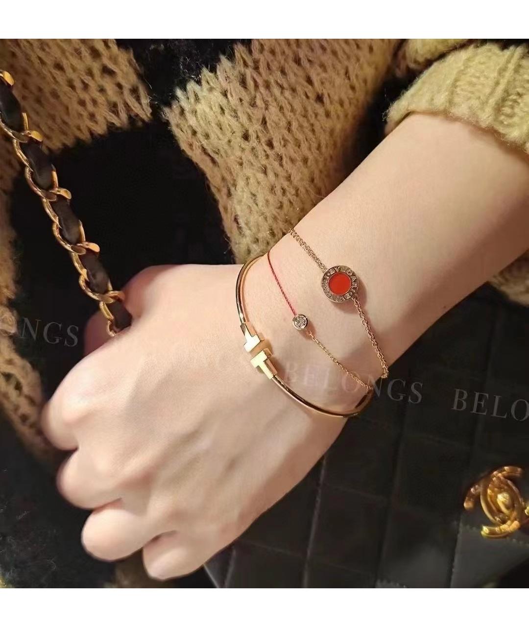 BVLGARI Красный браслет из розового золота, фото 6