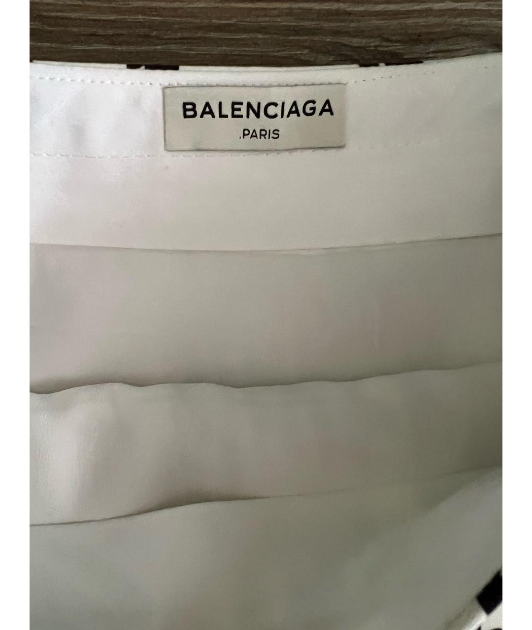 BALENCIAGA Мульти полиэстеровая юбка мини, фото 2