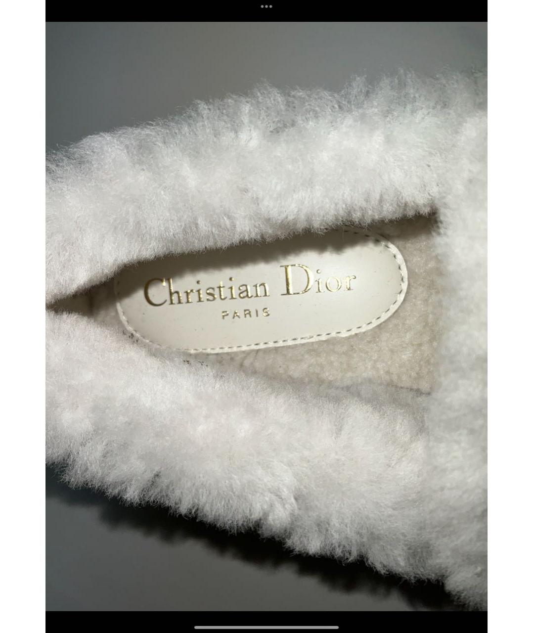 CHRISTIAN DIOR PRE-OWNED Черные кожаные лоферы, фото 5