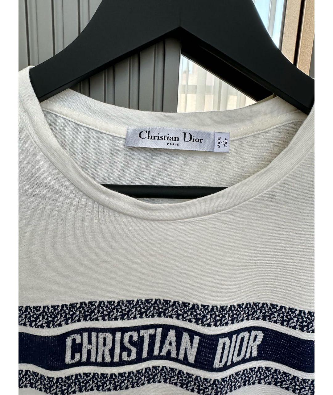 CHRISTIAN DIOR Белая футболка, фото 3