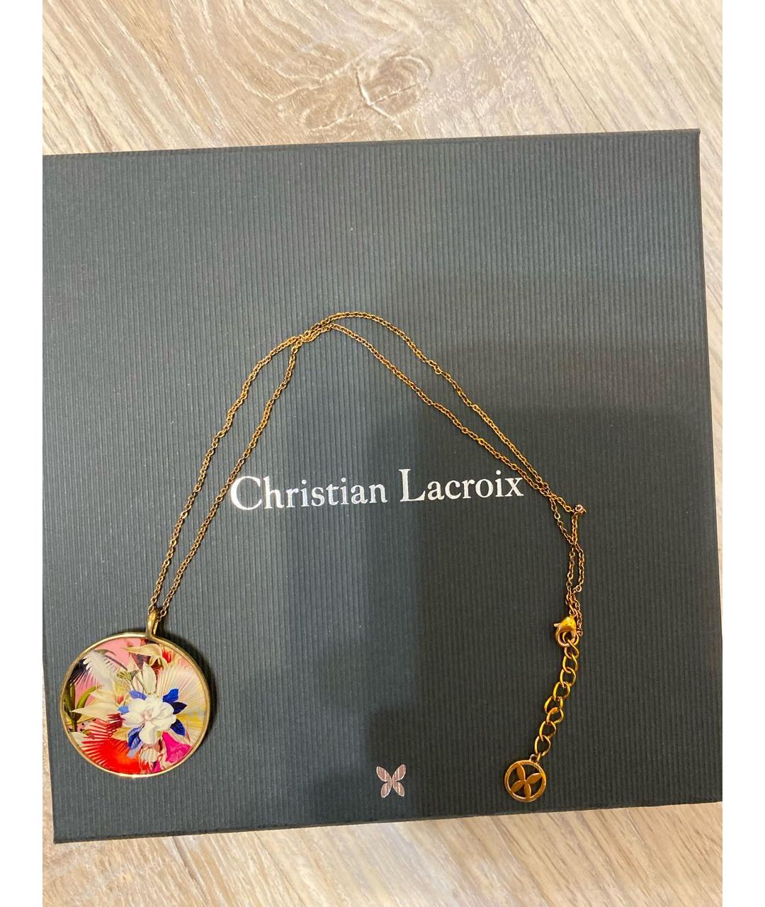 CHRISTIAN LACROIX Мульти латунная подвеска, фото 4