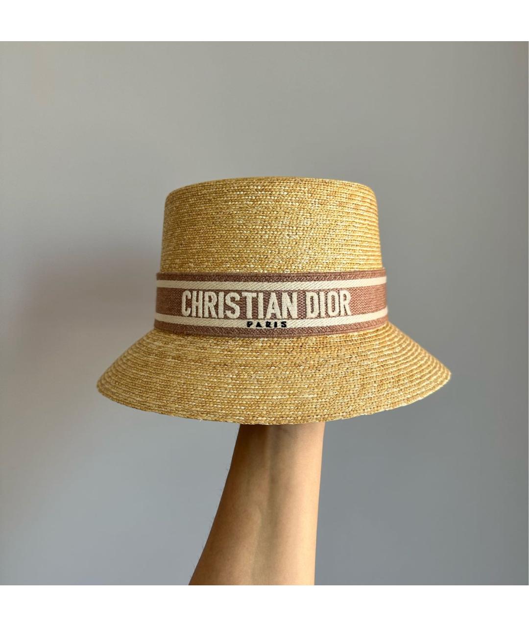 CHRISTIAN DIOR Соломенная шляпа, фото 4