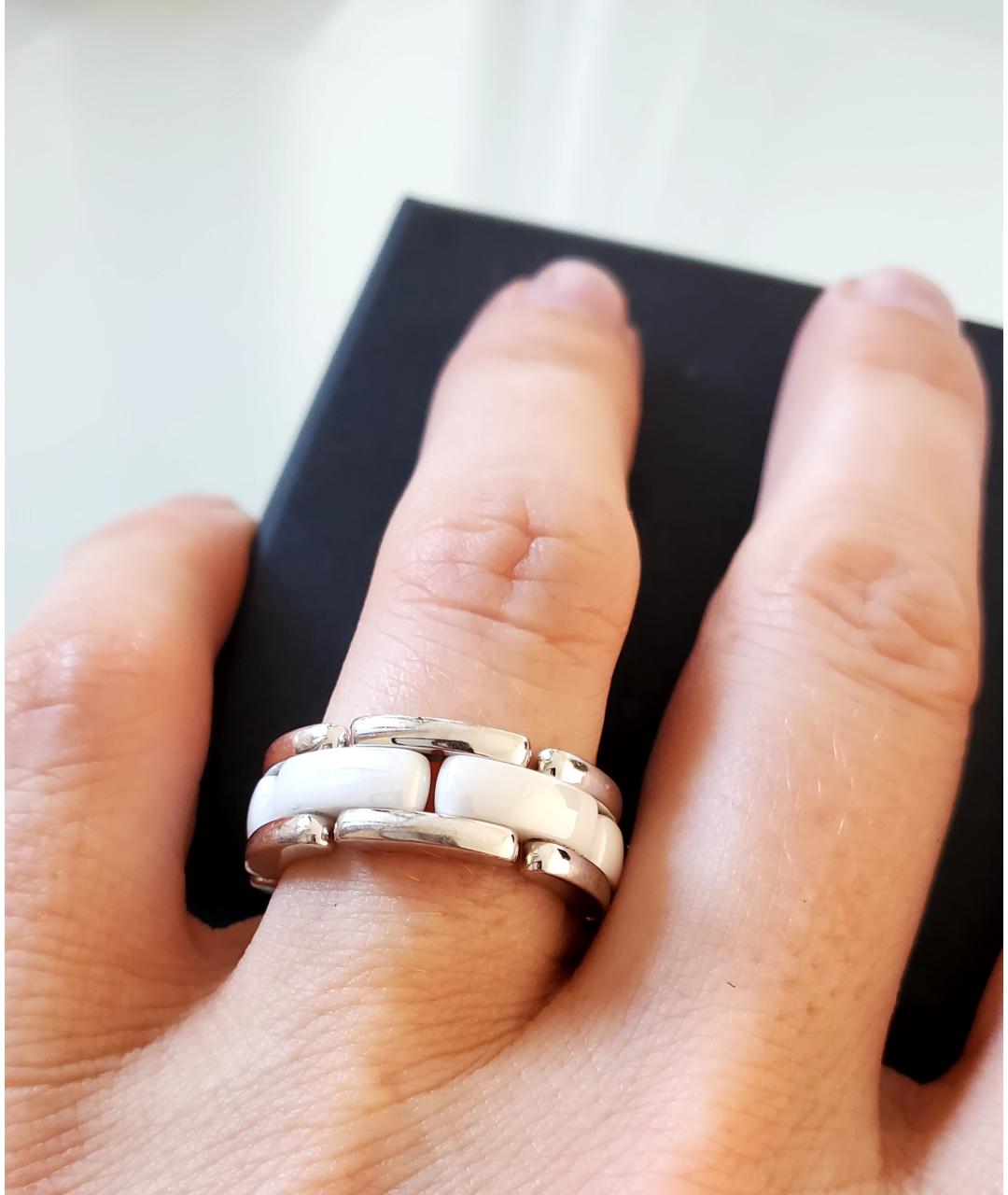 CHANEL Белое кольцо из белого золота, фото 5