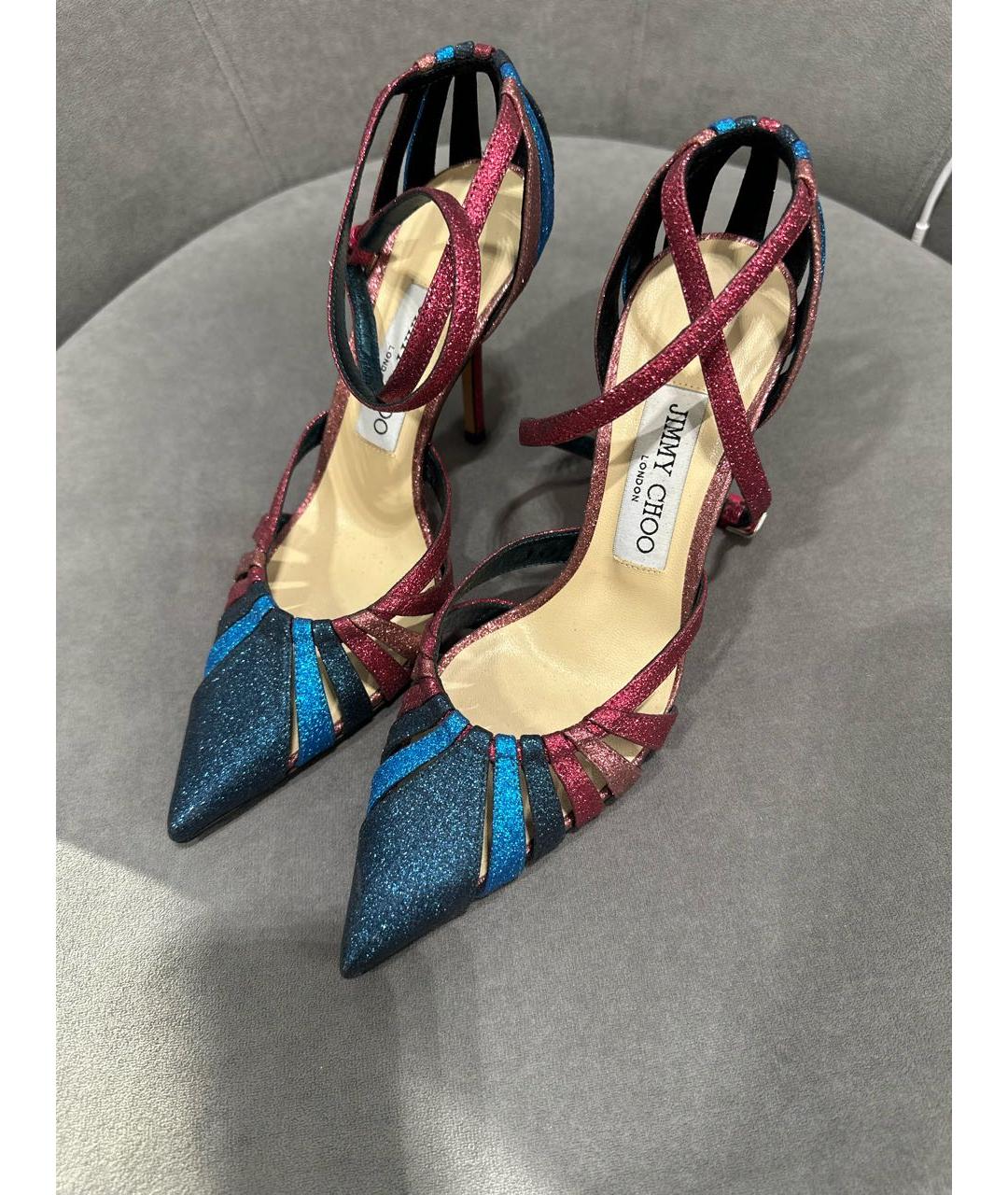 JIMMY CHOO Синие туфли, фото 3