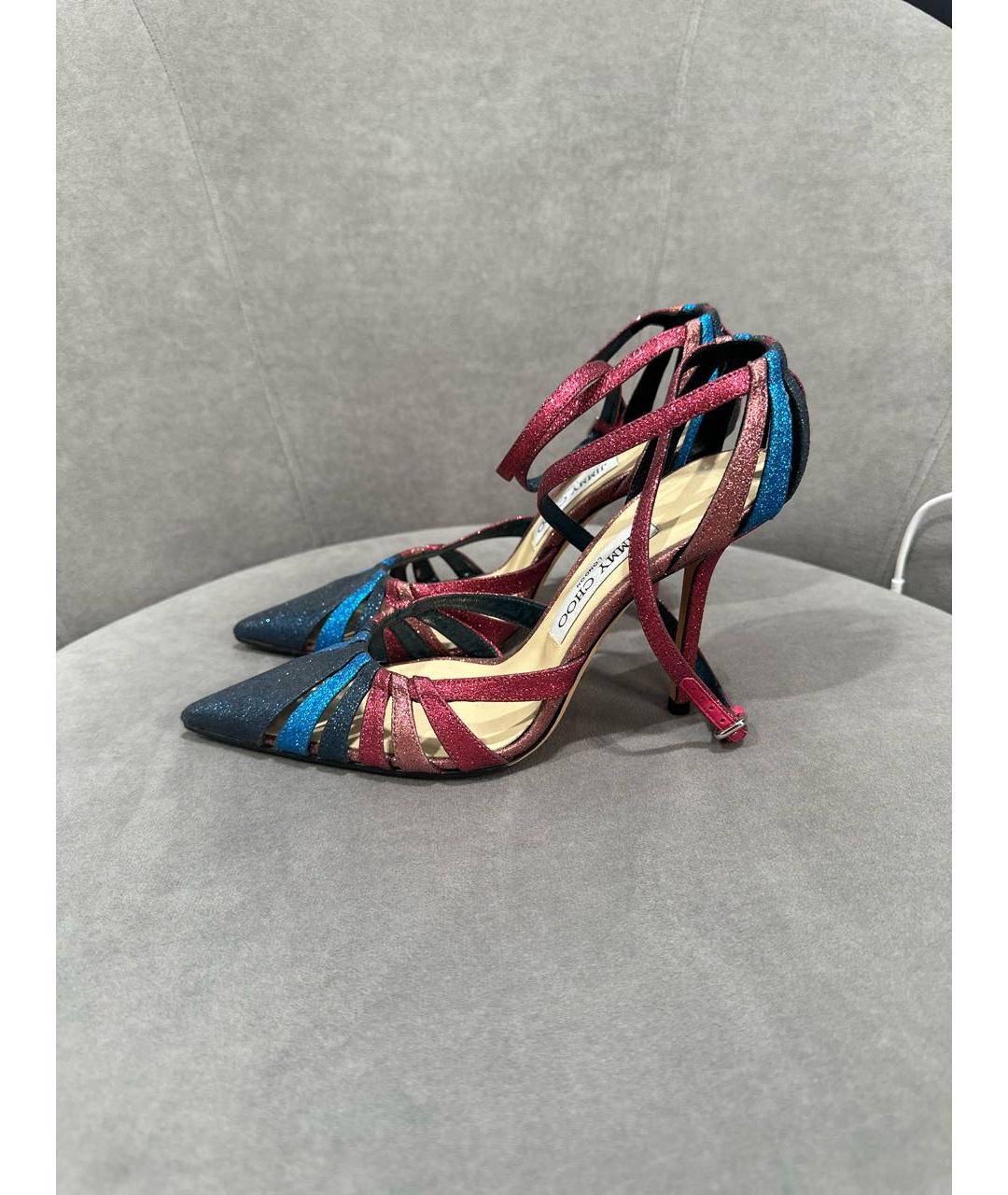 JIMMY CHOO Синие туфли, фото 6