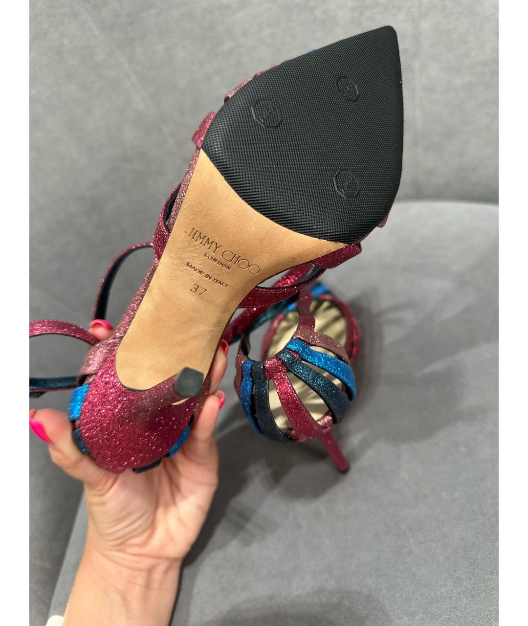 JIMMY CHOO Синие туфли, фото 5