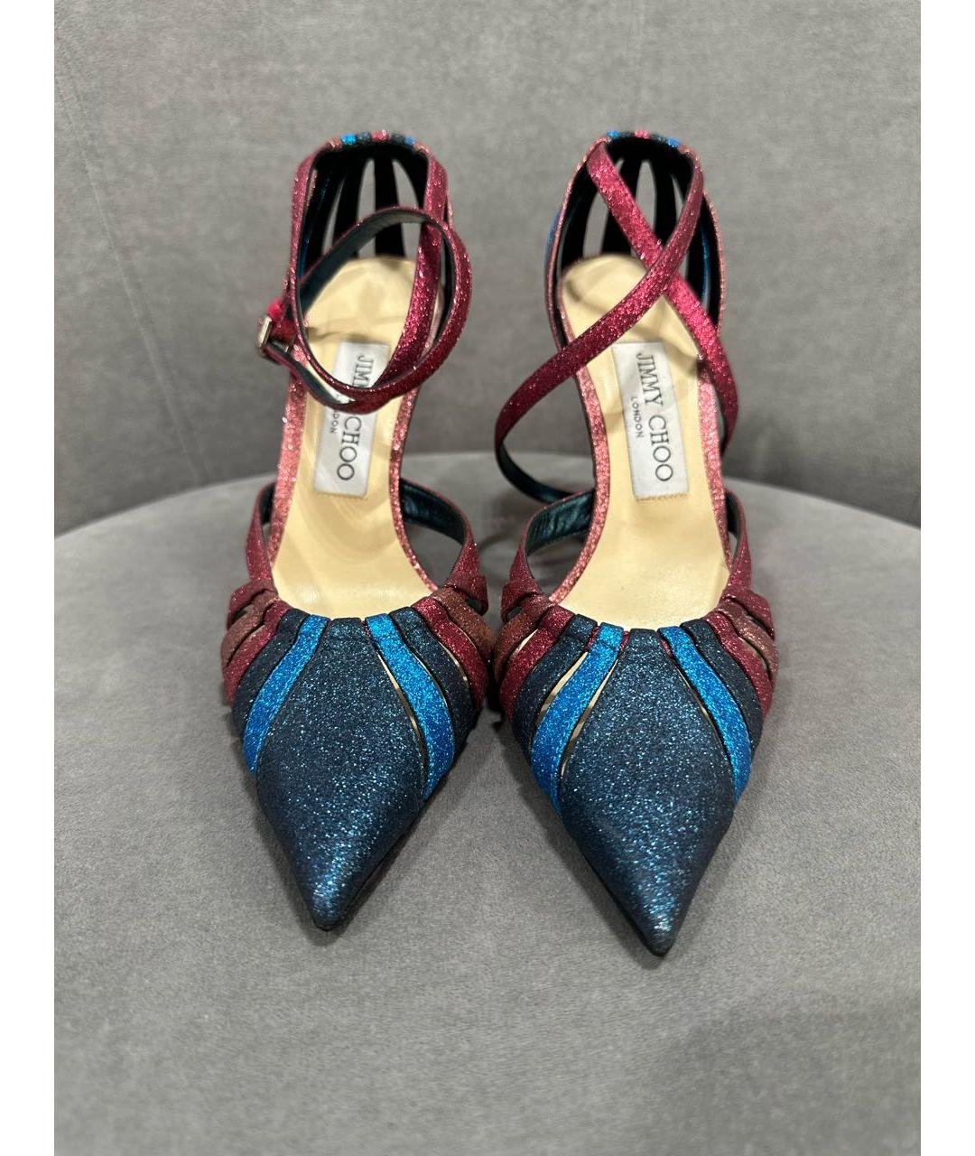 JIMMY CHOO Синие туфли, фото 2