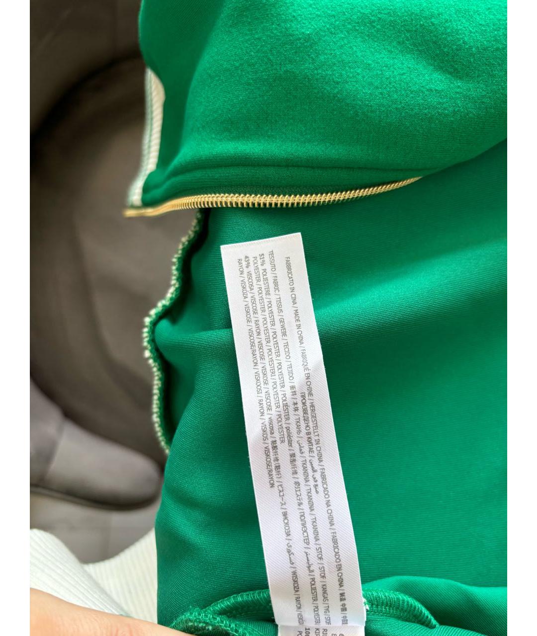 TWIN-SET Зеленый вискозный костюм с брюками, фото 4