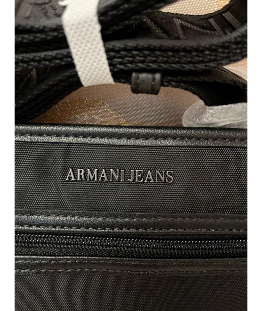 ARMANI JEANS Черная сумка на плечо, фото 5