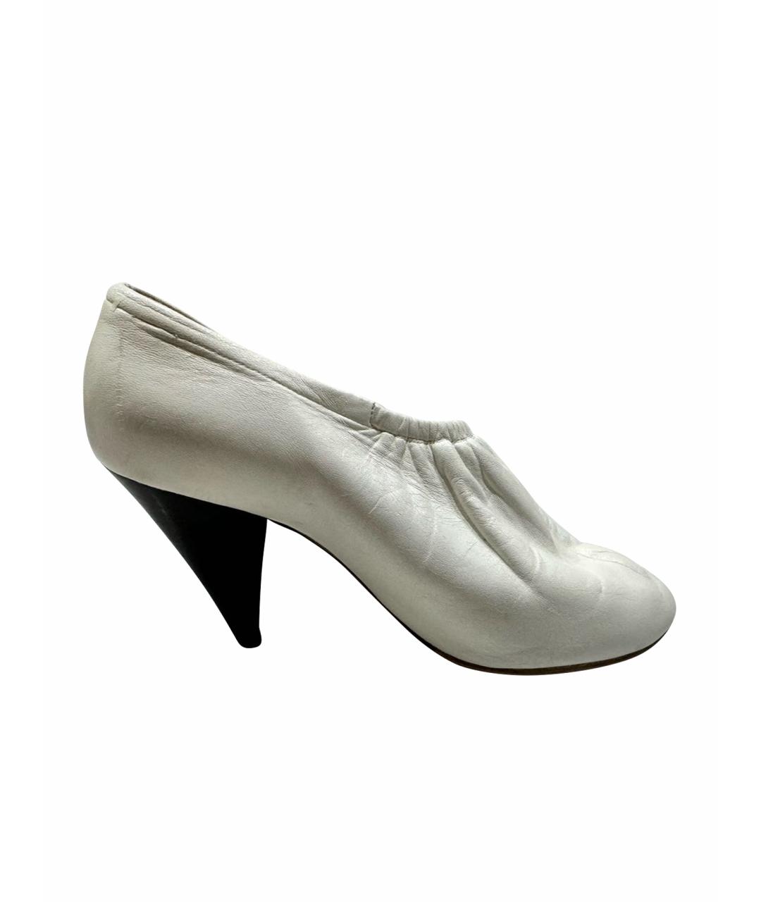 CELINE Белые кожаные туфли, фото 1