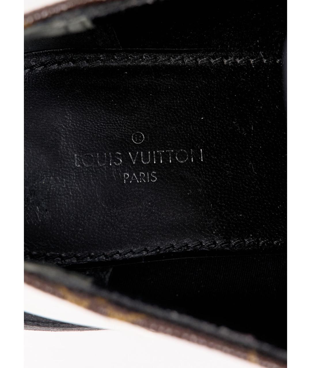 LOUIS VUITTON PRE-OWNED Белые кожаные ботинки, фото 4