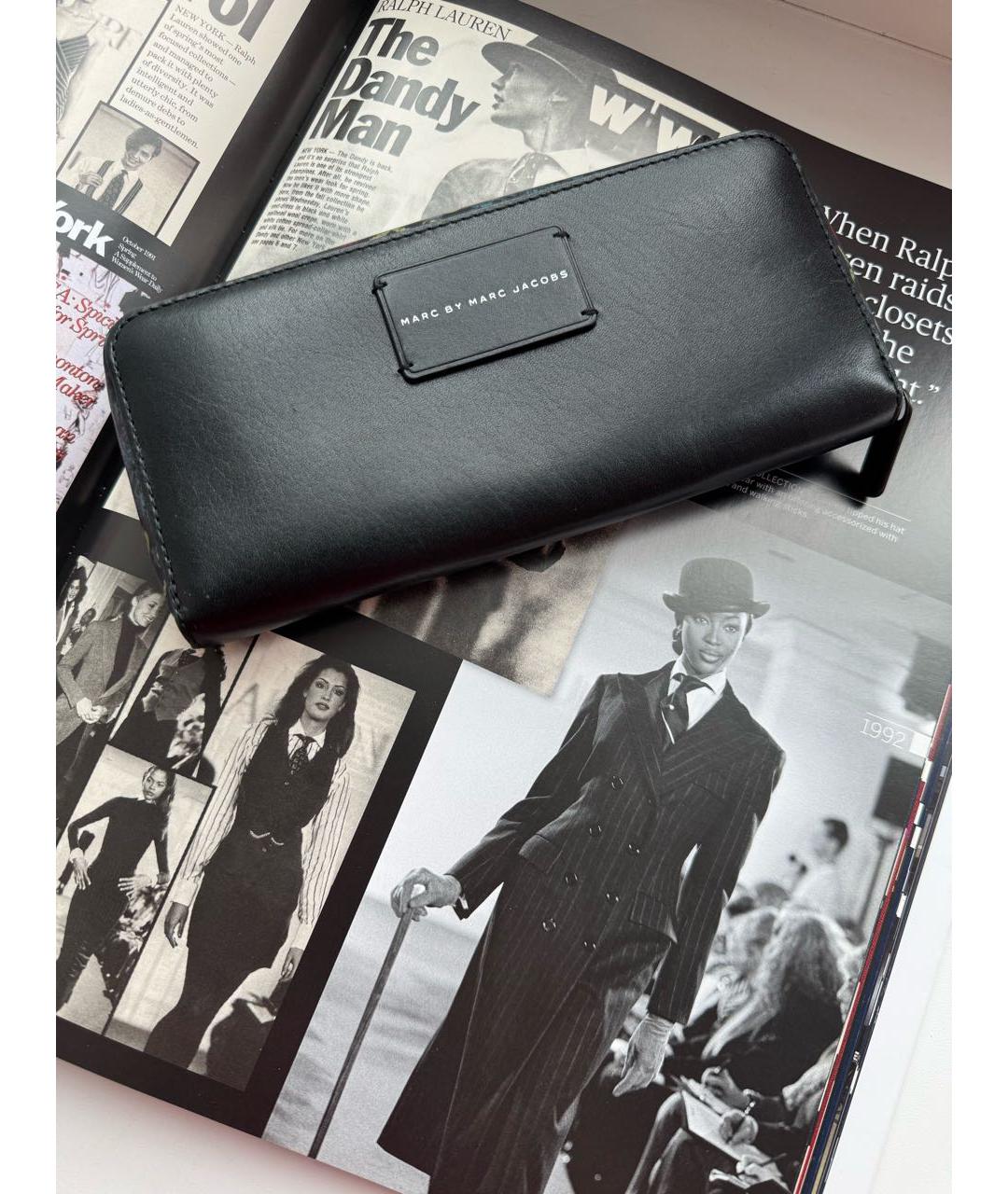 MARC BY MARC JACOBS Хаки кожаный кошелек, фото 3