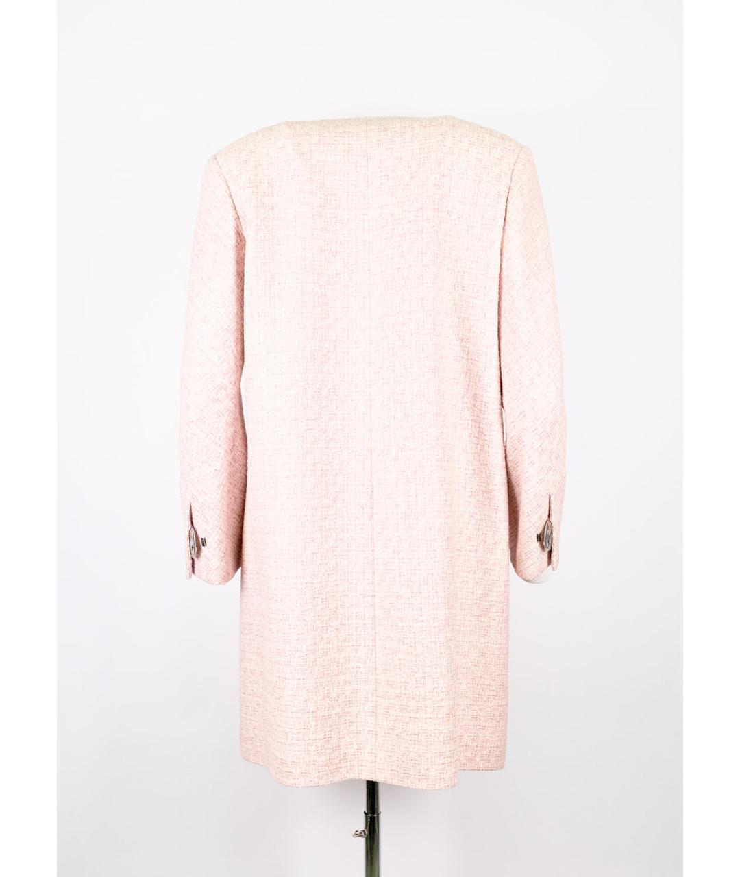 CHANEL PRE-OWNED Розовое полиэстеровое пальто, фото 2