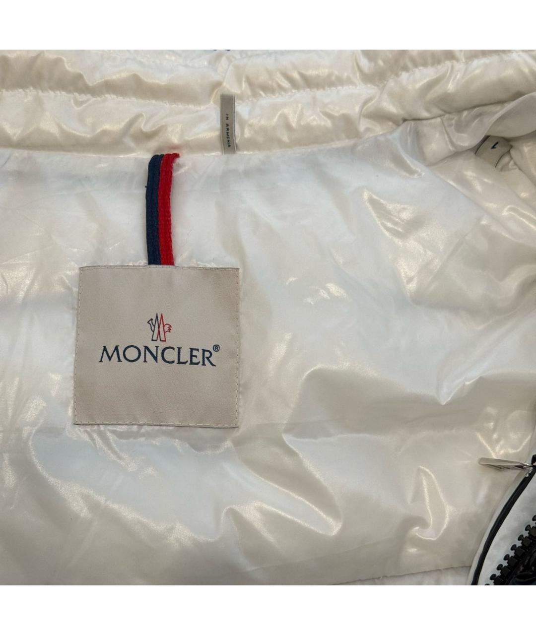 MONCLER Черная полиамидовая куртка, фото 3