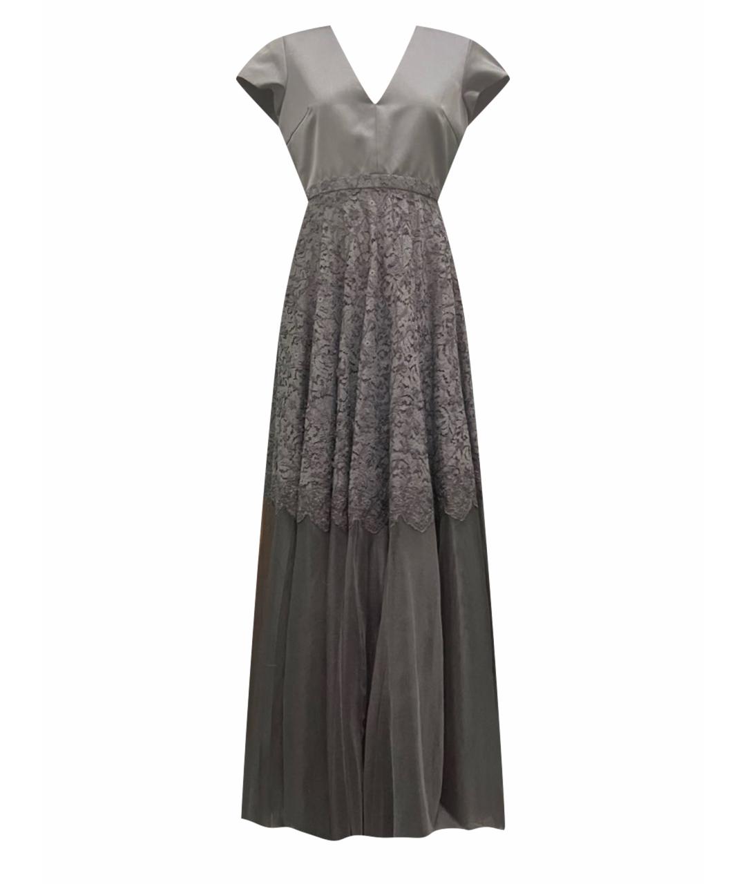 NO. 21 Черное полиамидовое вечернее платье, фото 1