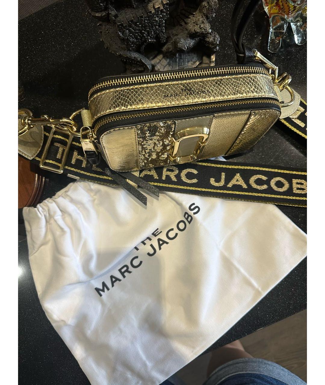 MARC JACOBS Золотая сумка через плечо, фото 6