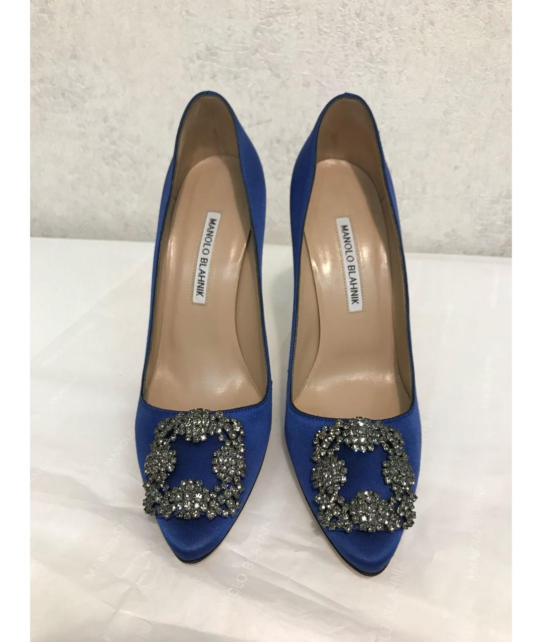 MANOLO BLAHNIK Синие туфли, фото 2