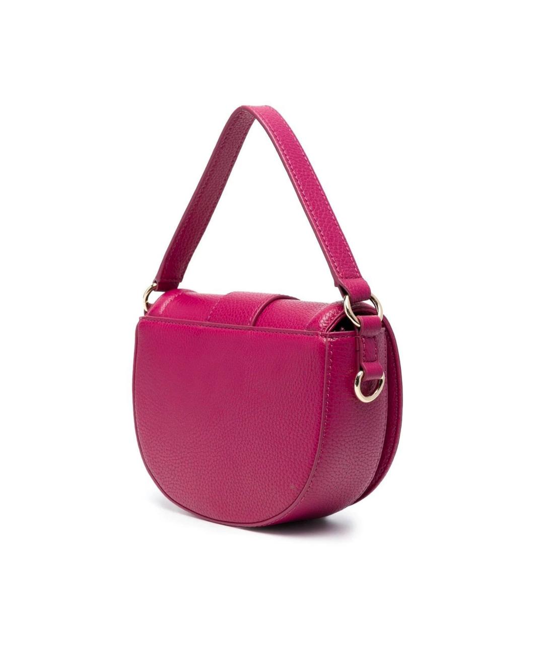 VERSACE JEANS COUTURE Бордовая сумка через плечо из искусственной кожи, фото 3