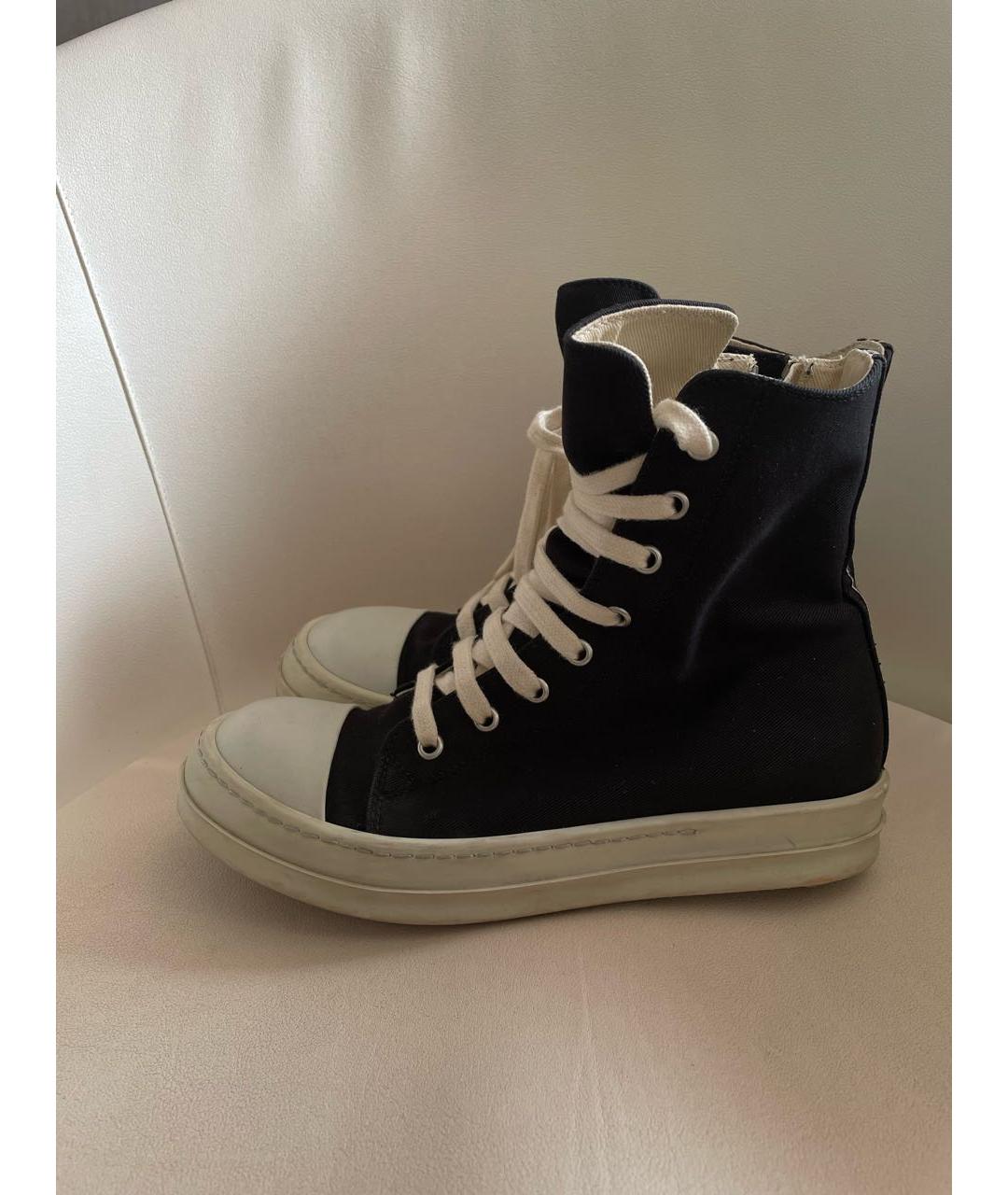 RICK OWENS DRKSHDW Черные кеды, фото 9
