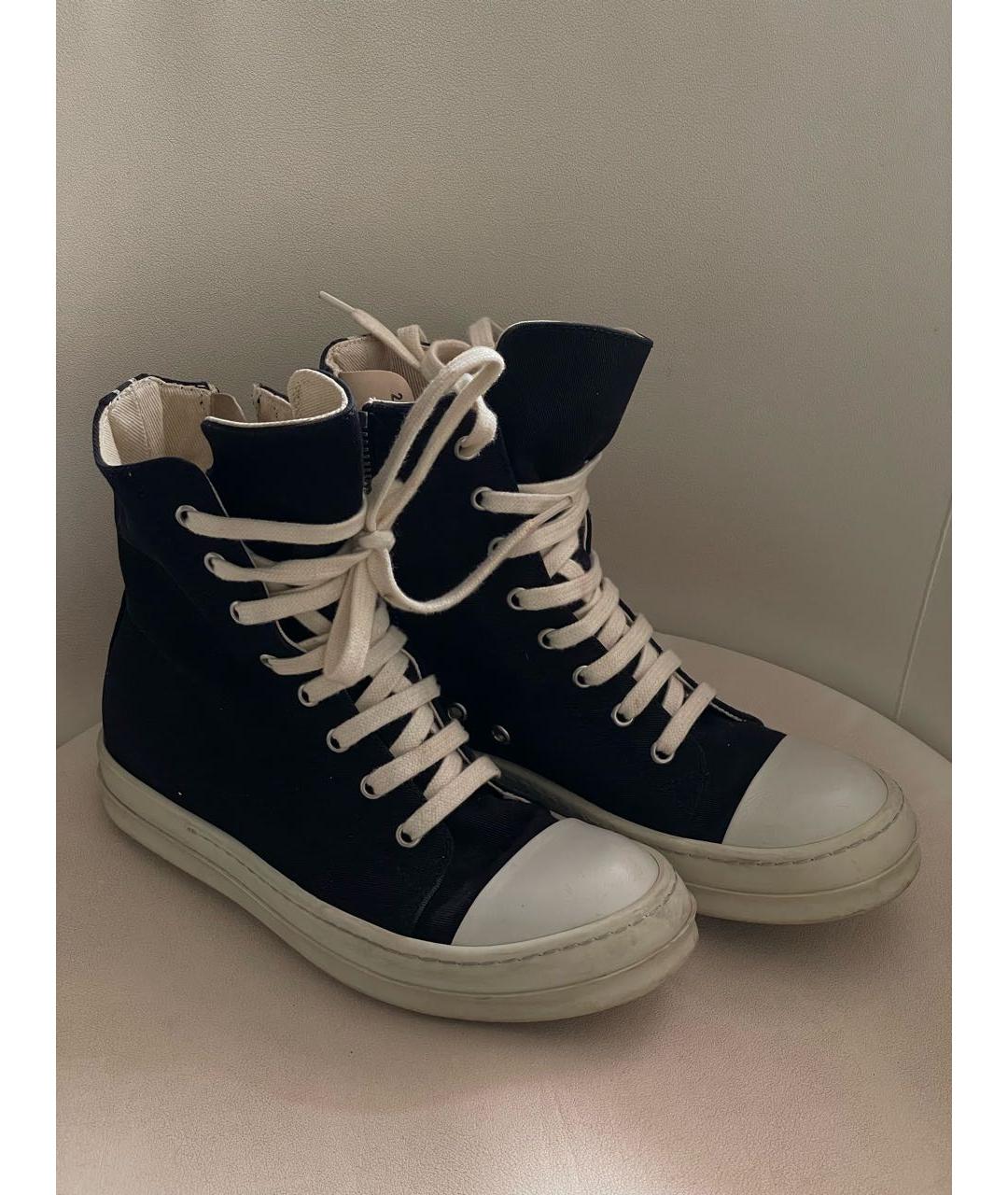 RICK OWENS DRKSHDW Черные кеды, фото 5