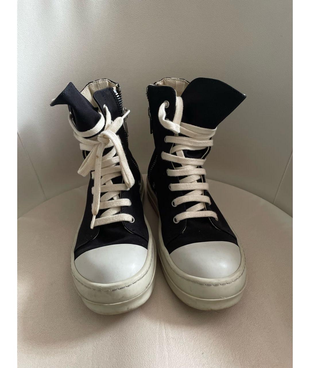 RICK OWENS DRKSHDW Черные кеды, фото 2