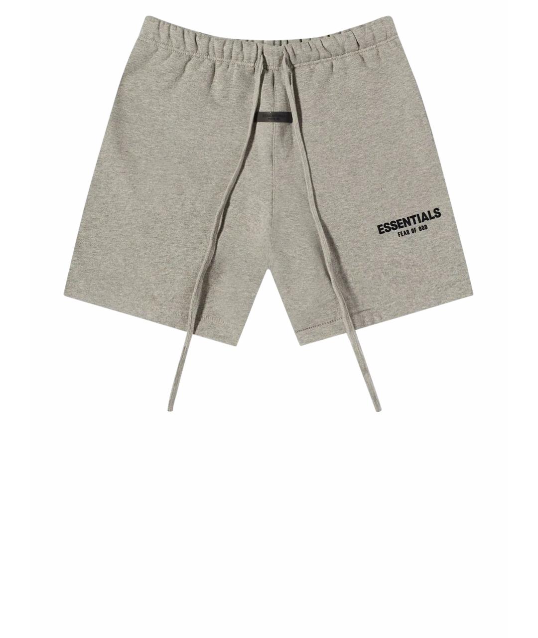 FEAR OF GOD ESSENTIALS Антрацитовые хлопковые шорты, фото 1