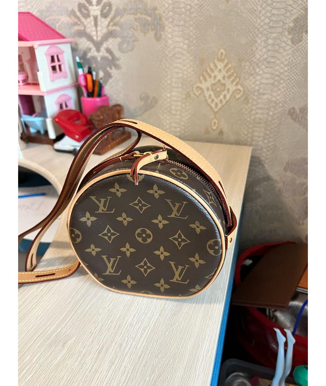 LOUIS VUITTON Коричневая сумка через плечо, фото 3