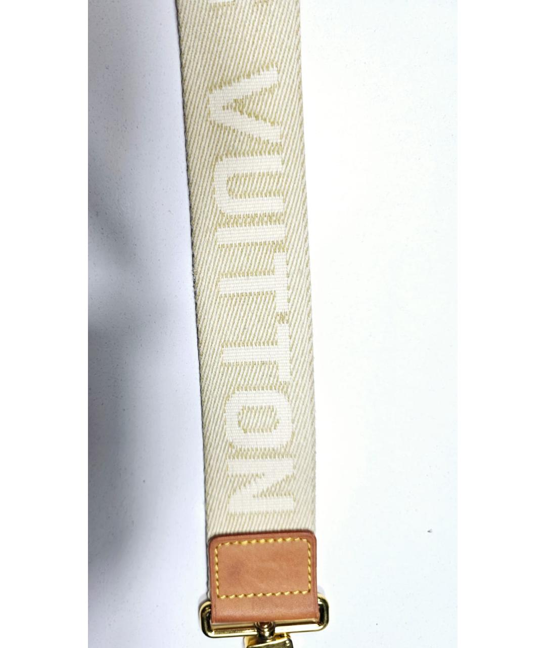 LOUIS VUITTON Коричневая кожаная сумка через плечо, фото 5