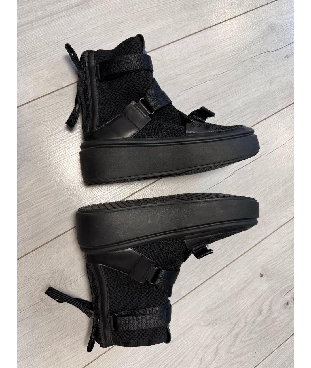 UNITED NUDE Черные текстильные ботинки, фото 6