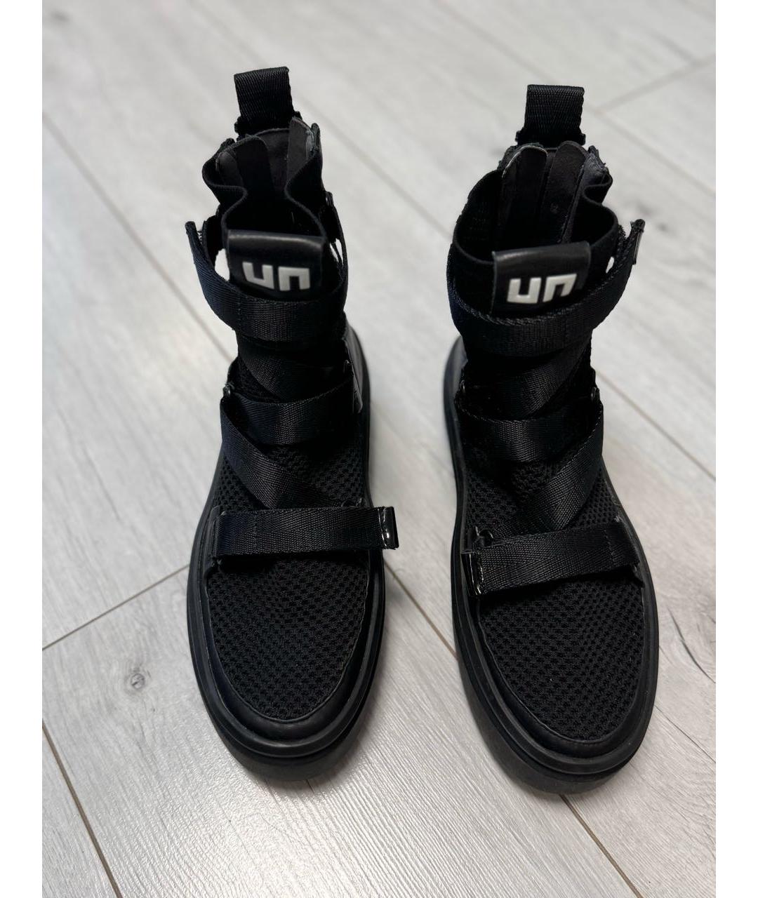 UNITED NUDE Черные текстильные ботинки, фото 2