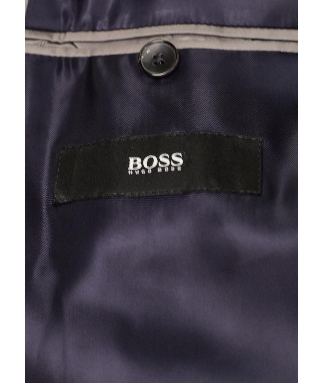 HUGO BOSS Темно-синий классический костюм, фото 3