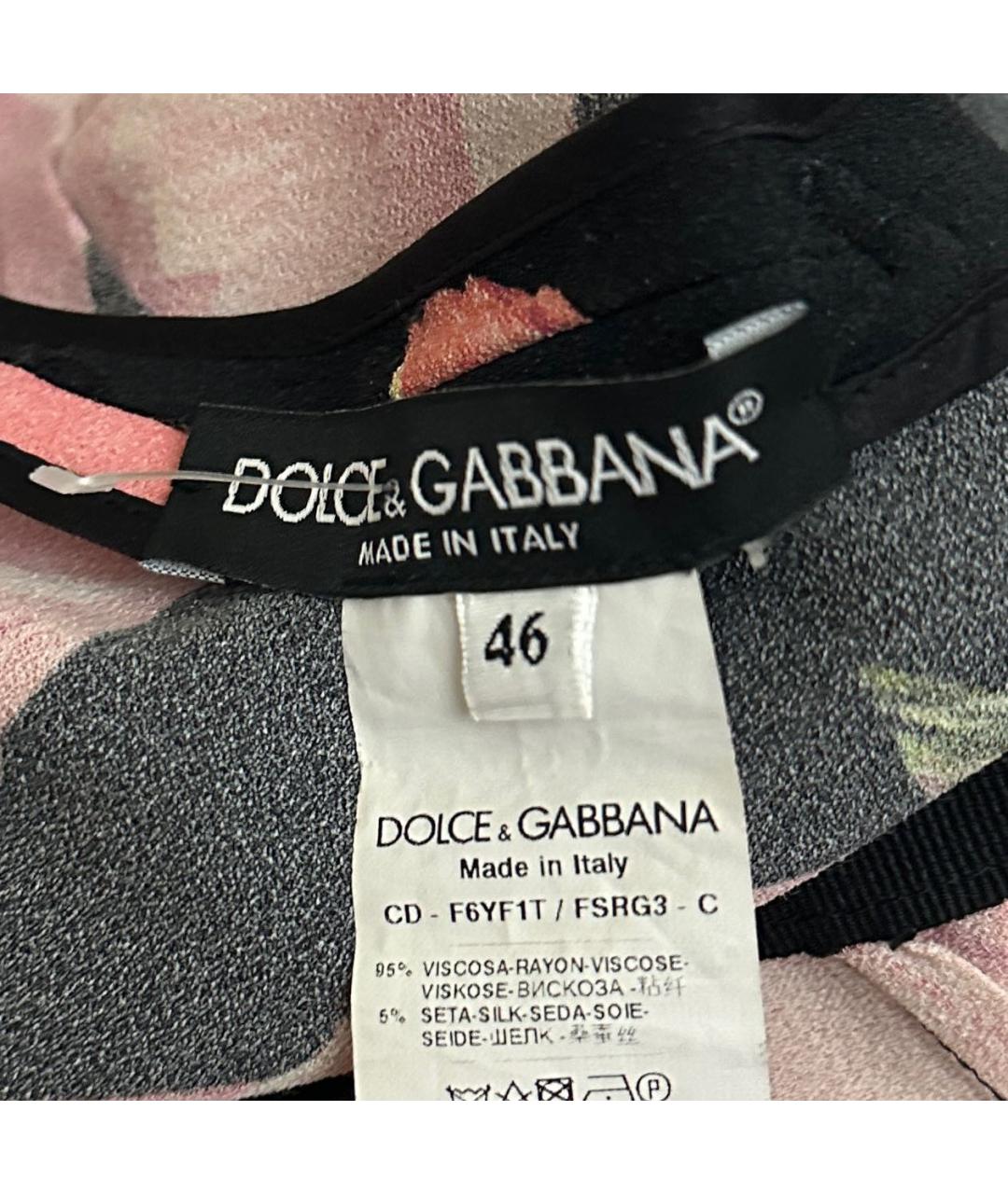 DOLCE&GABBANA Вискозное платье, фото 4