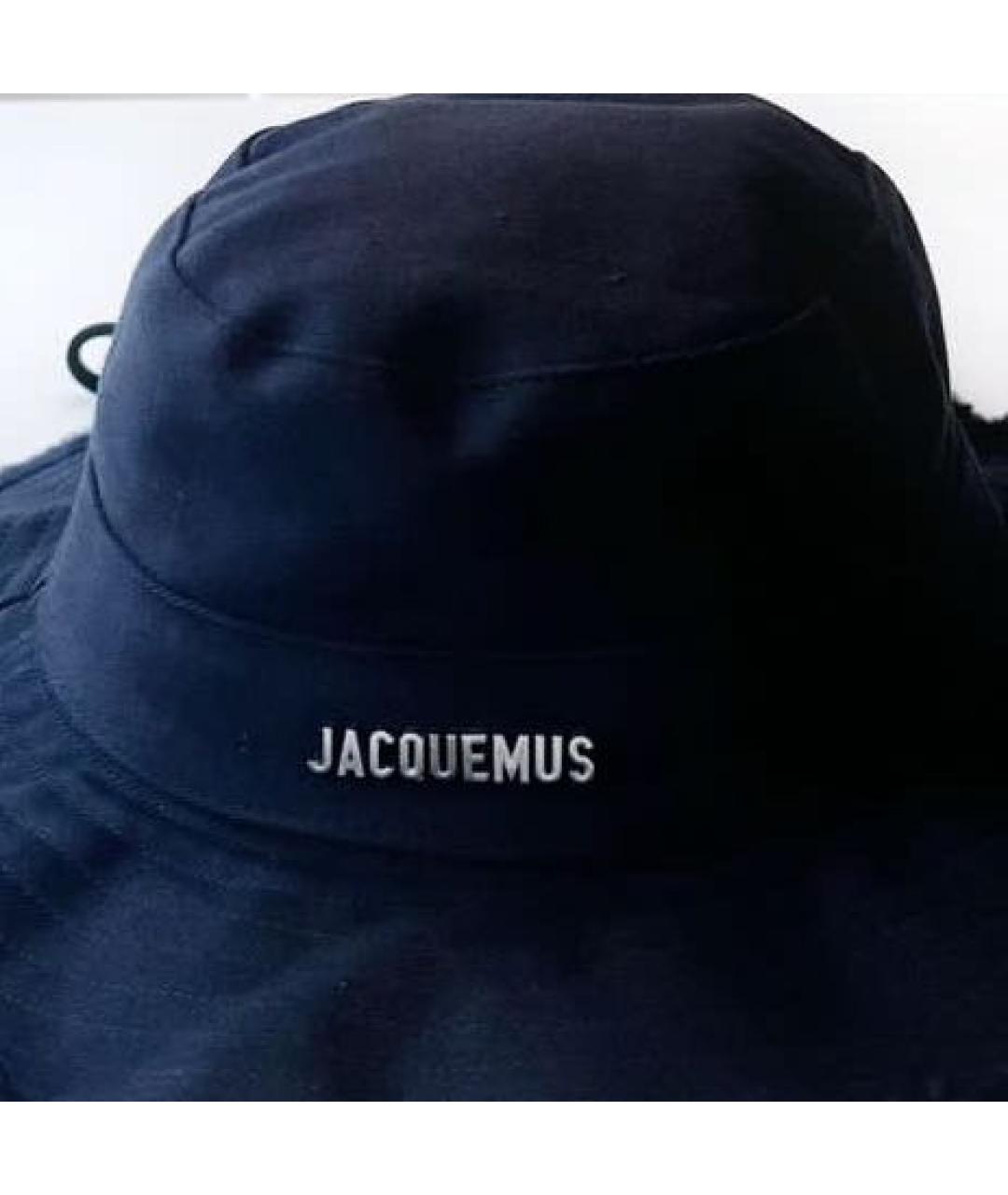 JACQUEMUS Темно-синяя панама, фото 2