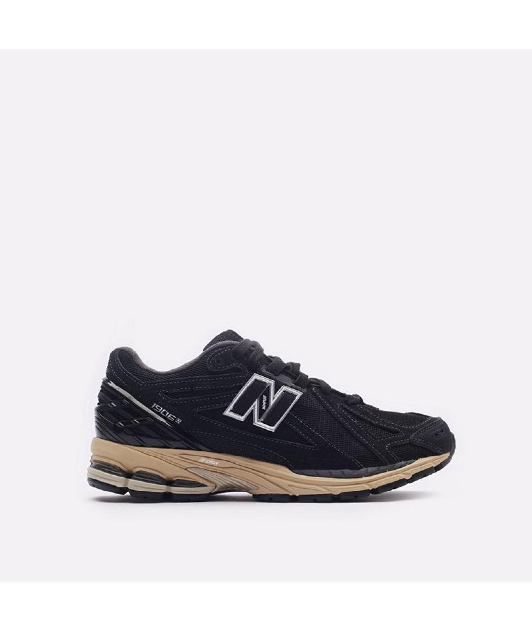 NEW BALANCE Черные текстильные низкие кроссовки / кеды, фото 6