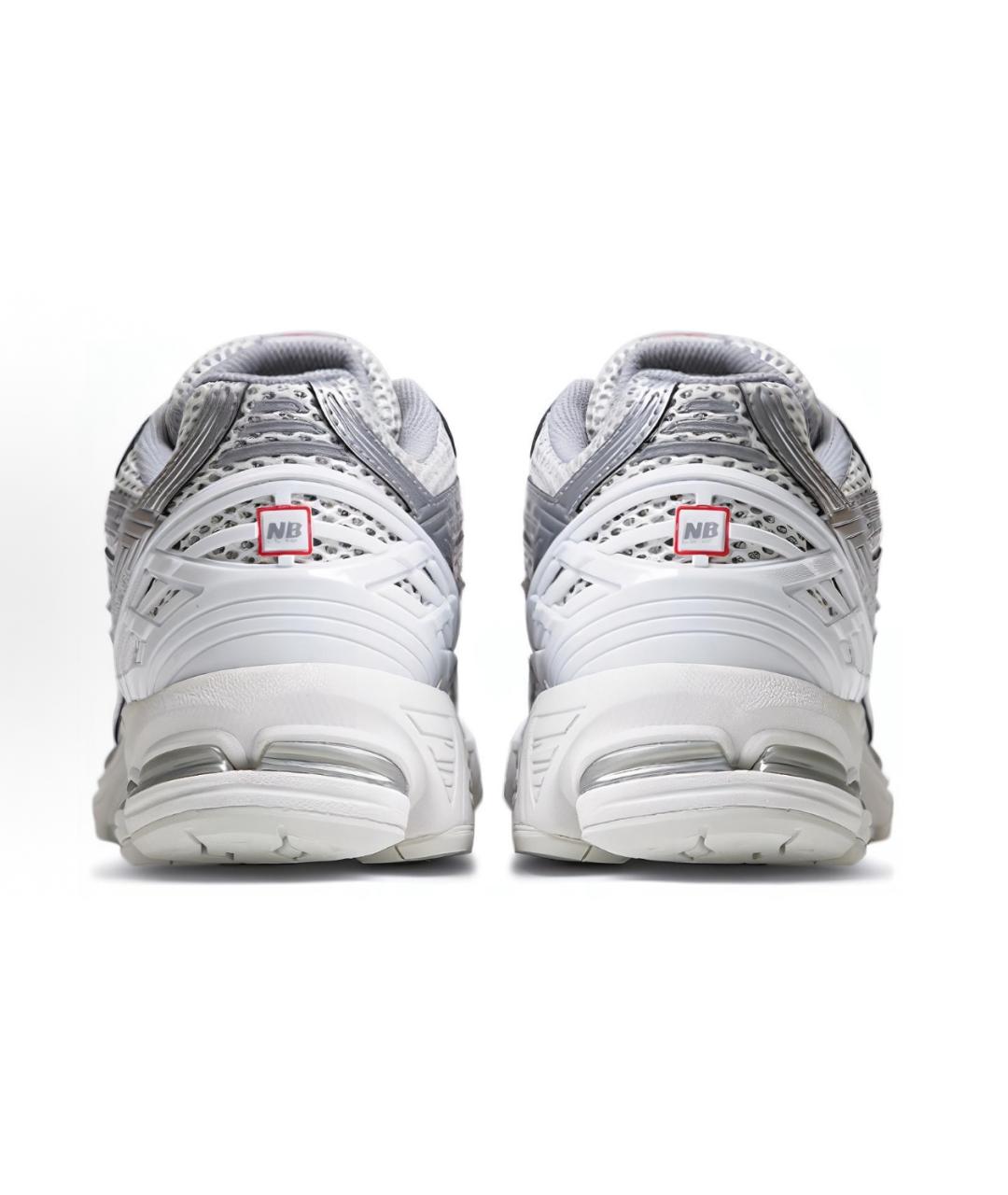 NEW BALANCE Серебряные текстильные кроссовки, фото 3