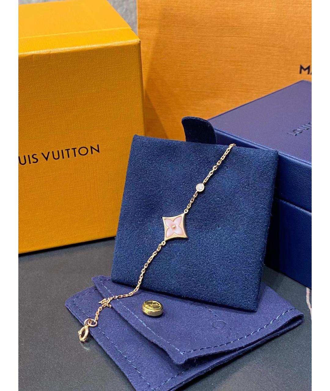 LOUIS VUITTON Розовый браслет из розового золота, фото 8