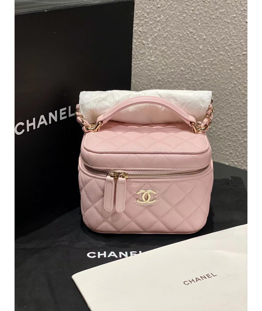 CHANEL Розовая сумка через плечо, фото 10