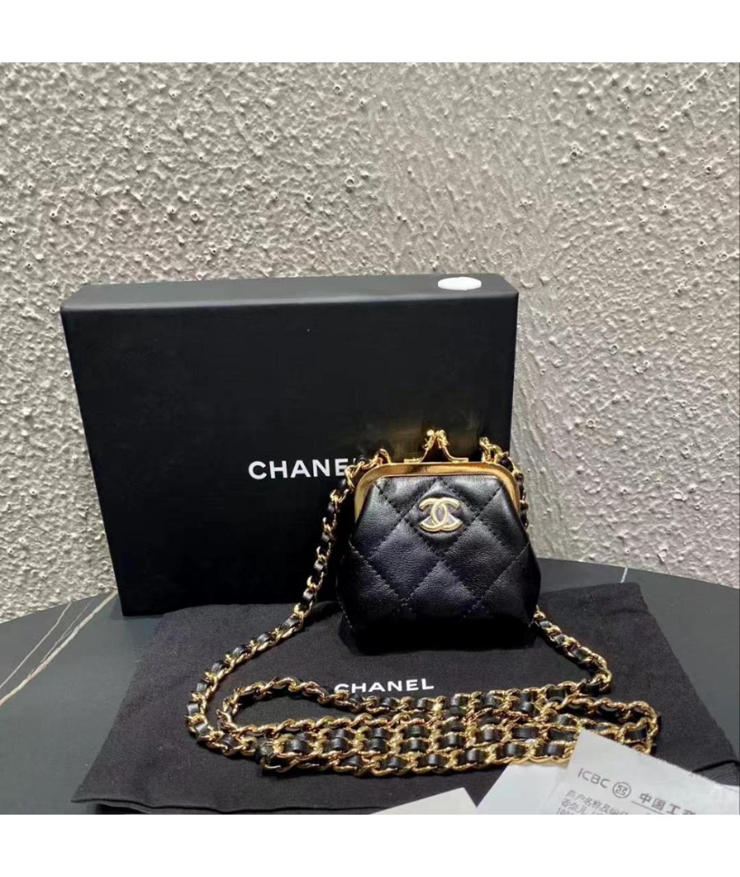 CHANEL Черная сумка через плечо, фото 10